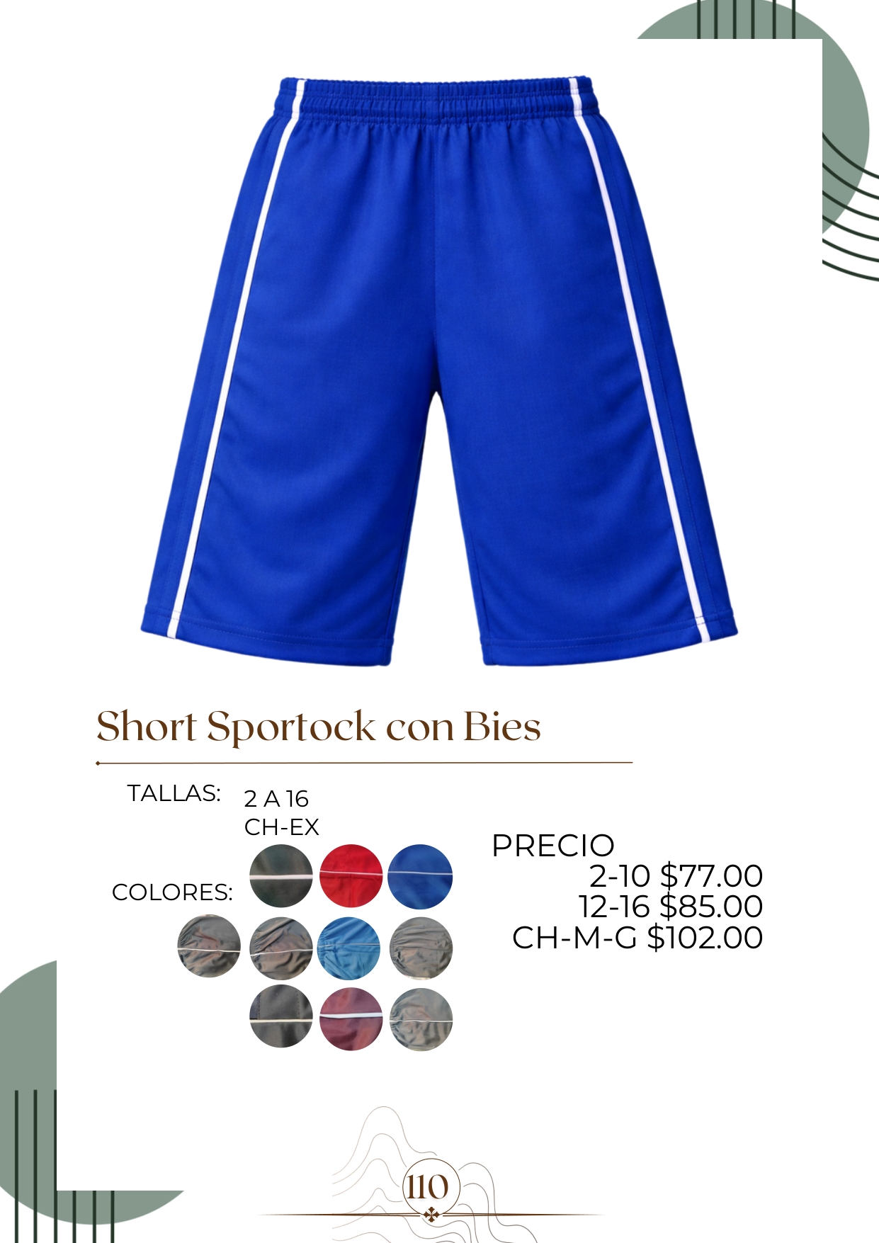 Short Sportock con Bies Alt