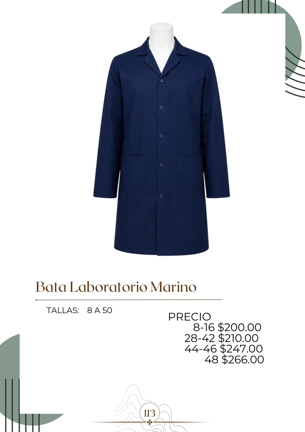 Bata Laboratorio Marino Alt