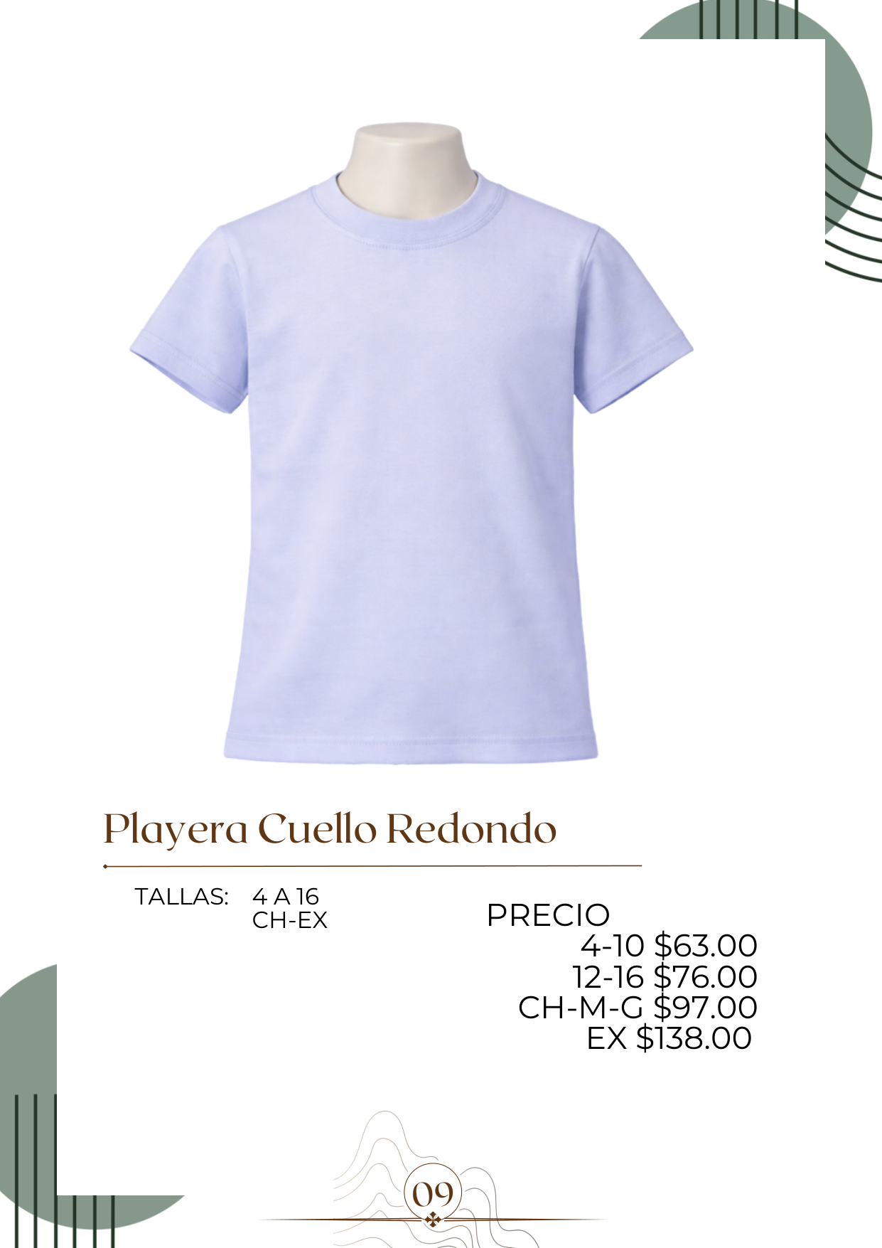 Playera Cuello Redondo Alt