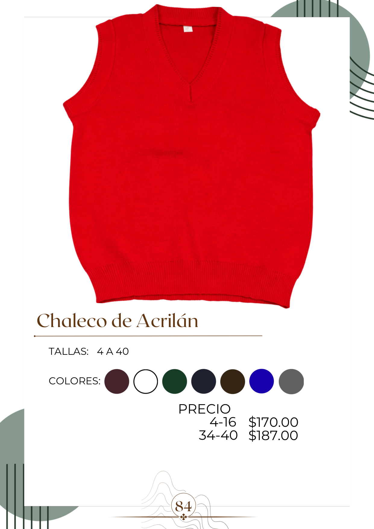 Chaleco de Acrilán Alt
