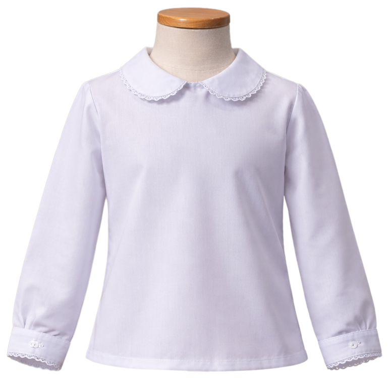 Blusa Ratón Botón Atrás Manga Larga