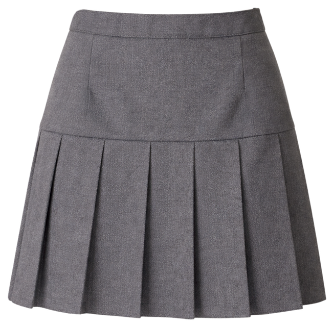Falda Polilana Talle Largo